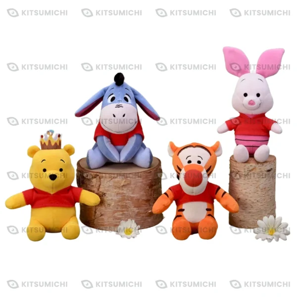 Winnie the Pooh – Peluches de Pooh y Amigos ~Camisetas Rojas~