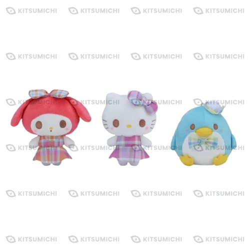 Sanrio Characters – Llaveros de Peluche ~Estampado de Cuadros de Verano~