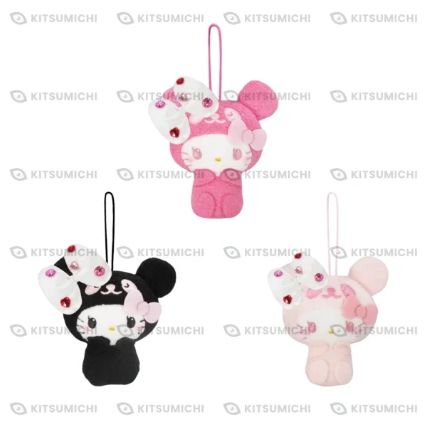 Hello Kitty – Llavero de Peluche de Panda con Adornos