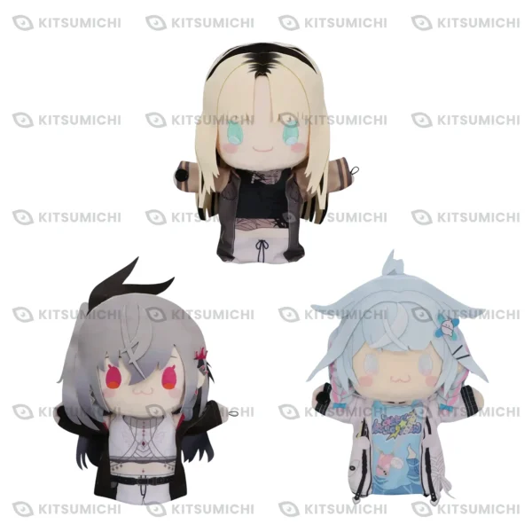 hololive production – Títeres de Peluche de Isaki Riona, Koganei Niko y Mizumiya Su