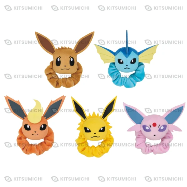 Pokémon – Pulseras de Peluche ~Eevee, Vaporeon, Jolteon, Flareon y Espeon~