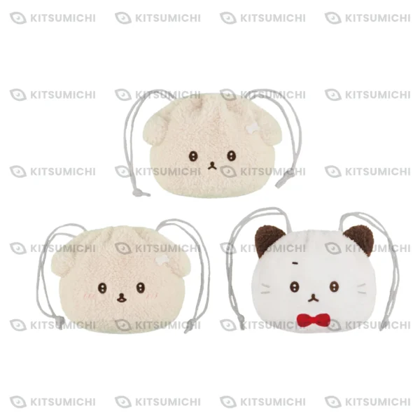 San-X Universe – Bolsa con Cordón de Rostro Esponjoso