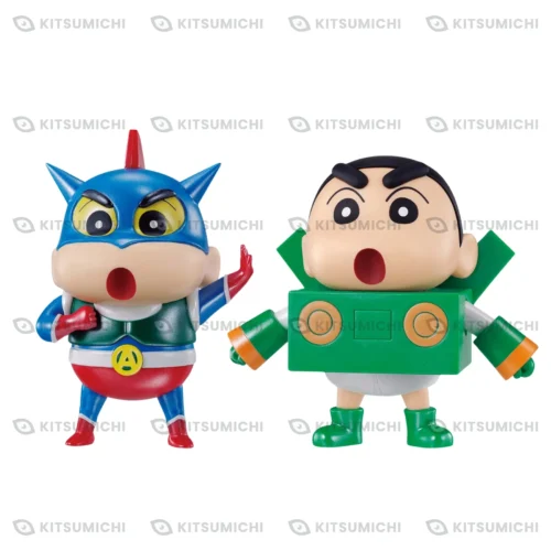 Crayon Shin-chan – Figuras de Shin-chan Disfrazado ~Action Mask y Robot de Papel, Colores Especiales~
