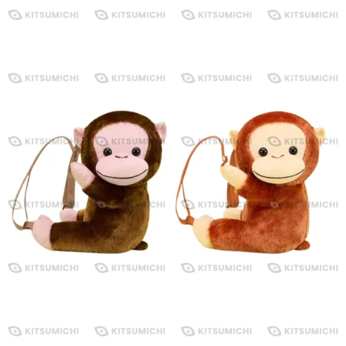 FANS – Mochila de Peluche de Macaco Japonés