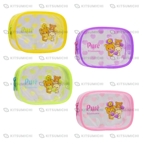 Rilakkuma × Pure Gummy – Bolsa Transparente Puffy