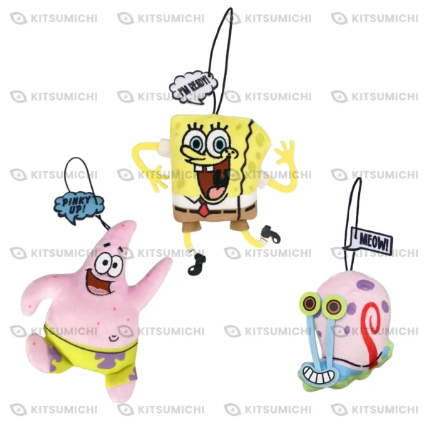 SpongeBob SquarePants – Llavero de Peluche con Frases