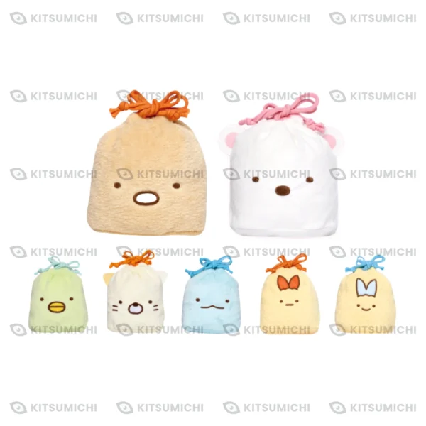 Sumikko Gurashi – Bolsa con Cordón de Rostro Suave y Esponjoso 2