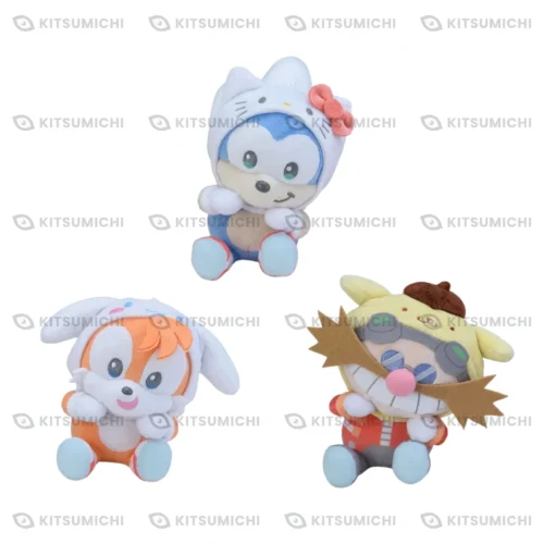 SONIC & FRIENDS × Sanrio Characters – Peluches Hyokopyoko Vol. 1