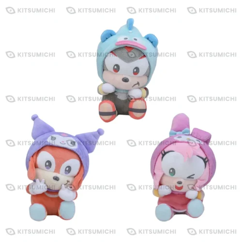 SONIC & FRIENDS × Sanrio Characters – Peluches Hyokopyoko Vol. 2