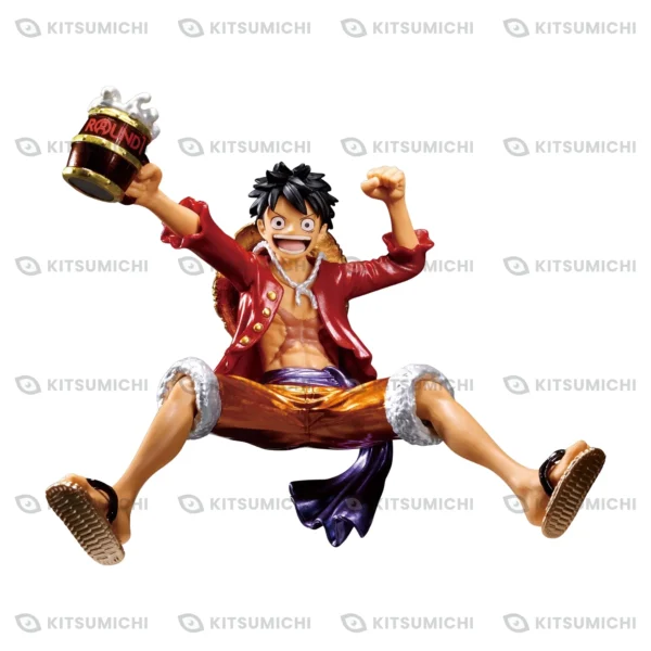 ONE PIECE – Figura Yarōdomo Utage da!! de Monkey D. Luffy ~Versión Especial, Exclusiva de ROUND1~