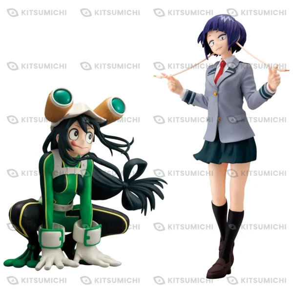 My Hero Academia – Figuras GLITTER&GLAMOURS de Tsuyu Asui y Kyoka Jiro