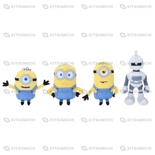 Minions & Monsters – Llaveros de Peluche de Dort y los Minions