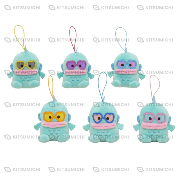 Hangyodon – Llaveros de Peluche con Lentes de Sol de Colores