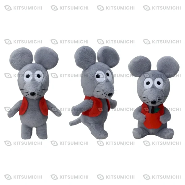 Little Mouse's Red Vest – Peluches Esponjosos