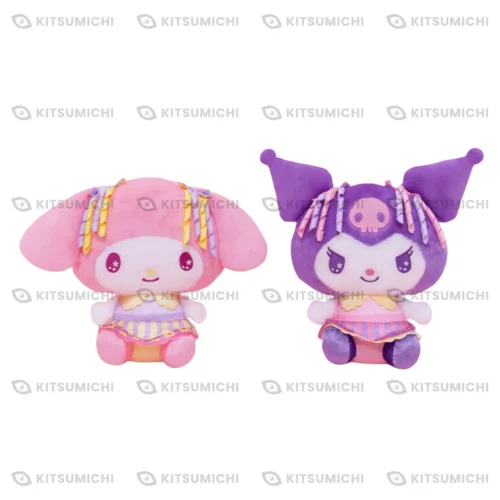 My Melody & Kuromi – Peluches Grandes ~Moños Rizados Elegantes~