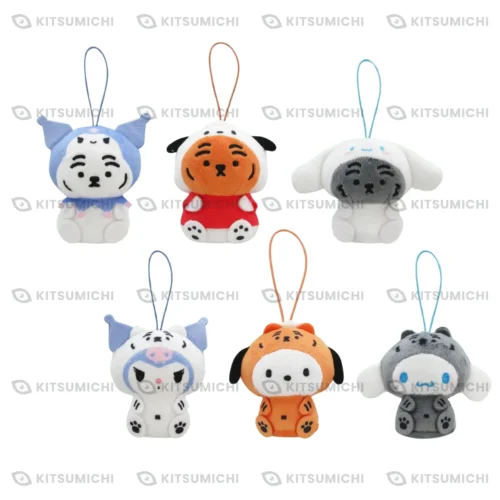 MUZIK TIGER × Sanrio Characters – Llaveros de Peluche