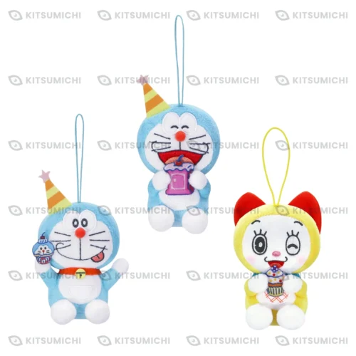 Doraemon – Llaveros de Peluche ~Dulces de Cumpleaños~