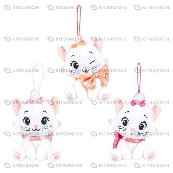 Marie – Llaveros de Peluche con Moños Brillantes