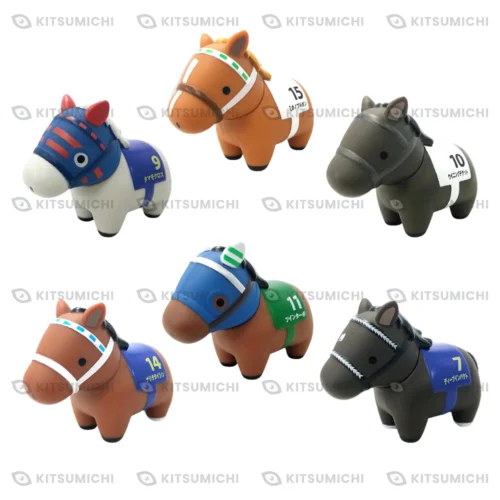 Thoroughbred Collection – Figuras de Vinilo Suave de Tamamo Cross, Mihono Bourbon, Winning Ticket, Narita Taishin, Twin Turbo y Deep Impact ~Volumen 2~