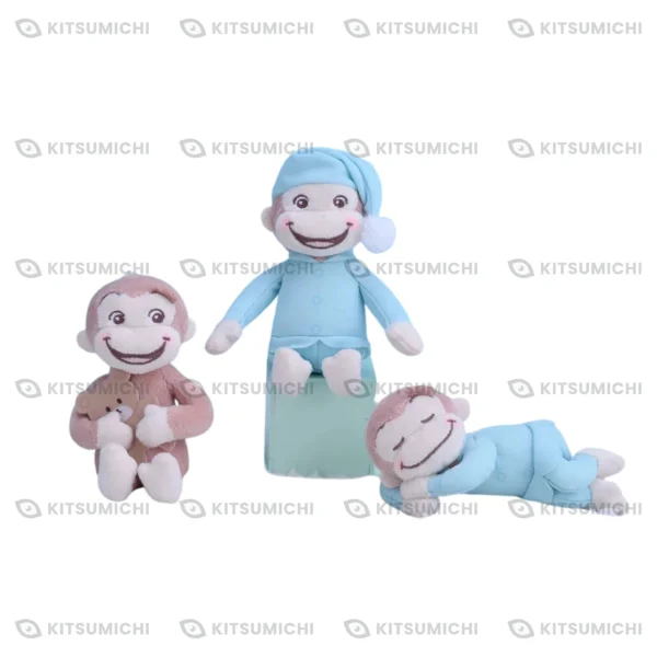 Curious George – Llaveros de Peluche ~Bebé, Hora de Dormir~