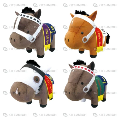 Thoroughbred Collection – Peluches de Symboli Rudolf, Mr. C.B., Katsuragi Ace y Nihon Pillow Winner ~Volumen 11~