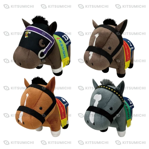 Thoroughbred Collection – Peluches de First Force, Gendarme, Pixie Knight y Mad Cool ~Volumen 25~
