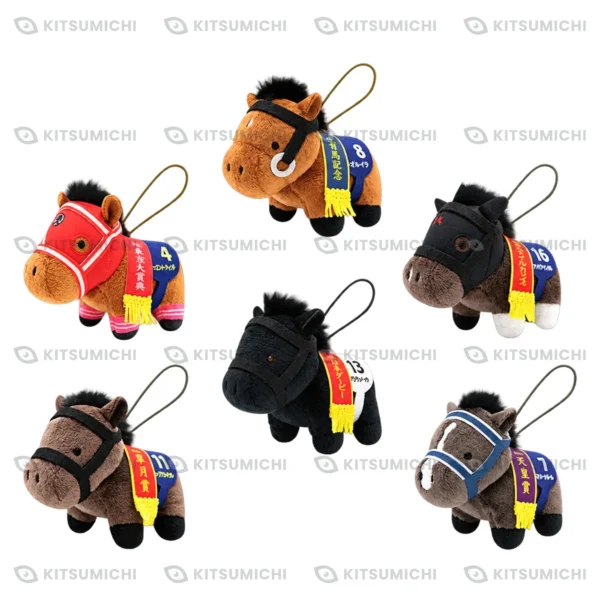 Thoroughbred Collection – Mini Llaveros de Peluche de Forever Young, Regaleira, Jantar Mantar, Museum Mile, Croix du Nord y Masquerade Ball ~Volumen 9, Exclusivo de Namco~