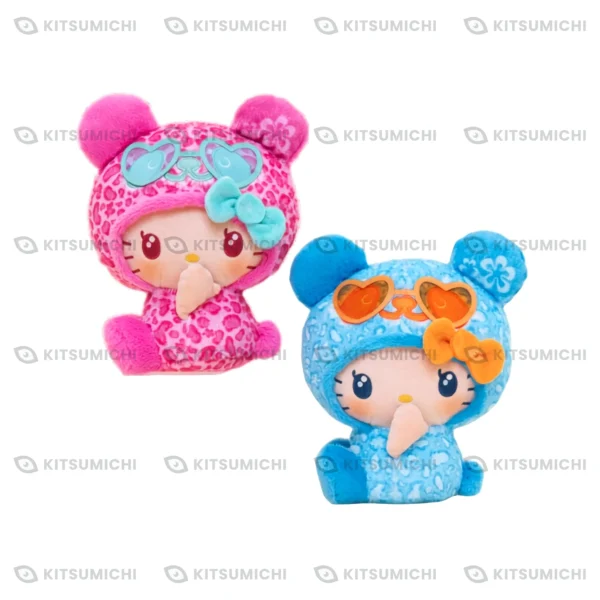 Hello Kitty – Peluches Grandes ~Panda Bronceado con Estampado de Leopardo~