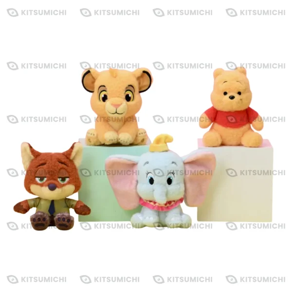Disney – Llaveros de Peluche Esponjosos Sentados