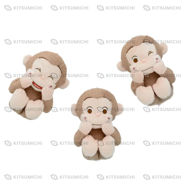 Curious George – Llaveros de Peluche de George ~Acurrucado~