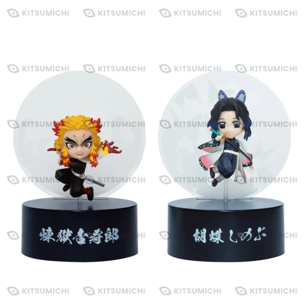Demon Slayer: Kimetsu no Yaiba – Minilámparas Petit Akari Masu de Kyojuro Rengoku y Shinobu Kocho