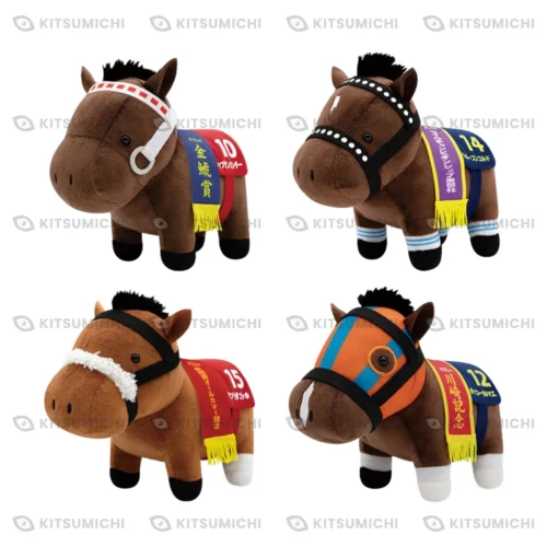 Thoroughbred Collection – Peluches de Tap Dance City, Blue Concorde, Matsurida Gogh y Hokko Tarumae ~Volumen 35~