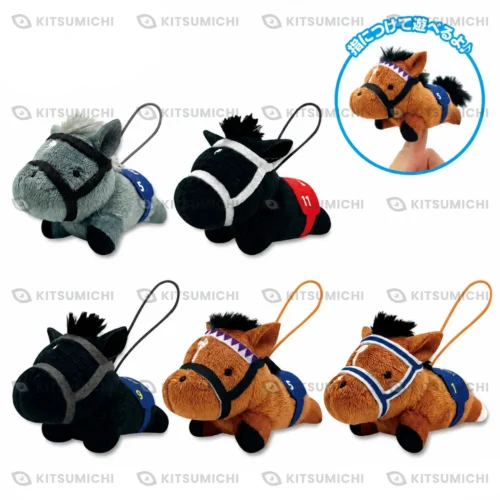Thoroughbred Collection – Títeres de Dedo de Peluche Acostados de Chrono Genesis, Deep Bond, Daring Tact, Do Deuce y Sol Oriens