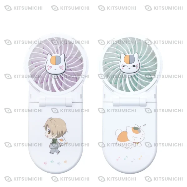 Natsume's Book of Friends – Ventiladores Portátiles 2 en 1 con Cordel