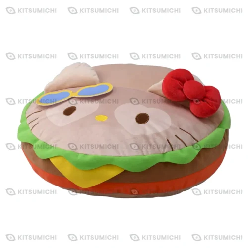 Sanrio Characters – Cojín Platinum Zakka de Hello Kitty con Forma de Hamburguesa ~Kawaii YumYum MART~