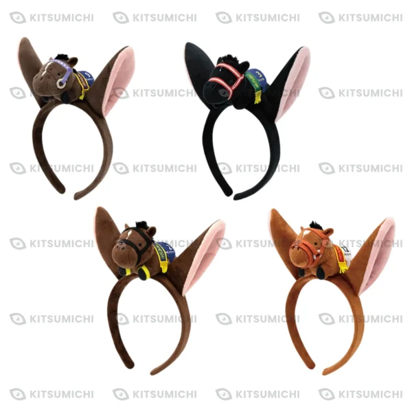 Thoroughbred Collection – Diademas con Peluche de Special Week, Kitasan Black, Contrail y Tastiera ~Volumen 4~