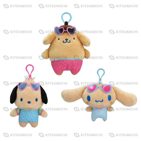 Sanrio Characters – Llaveros de Peluche Kurippī Vol. 1 ~Bronceado~