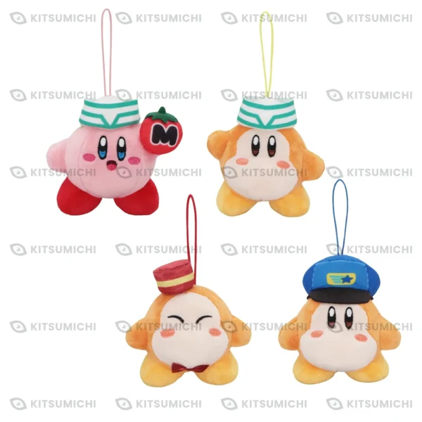 Kirby and the Forgotten Land – Llaveros de Peluche ~Ciudad de los Waddle Dees~