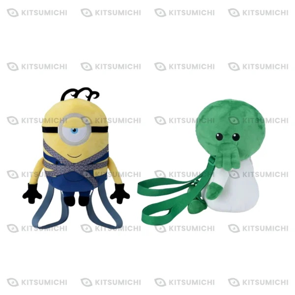 Minions & Monsters – Mochilas de Peluche de James y Goomi