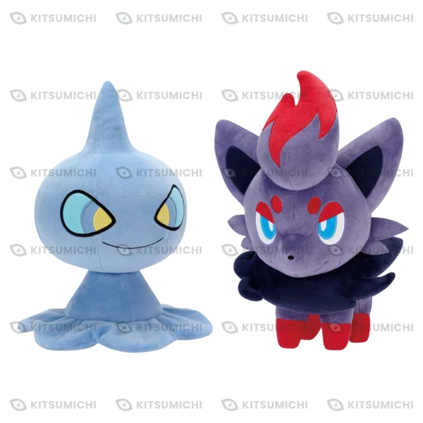 Pokémon – Peluches Mofugutto de Shuppet y Zorua