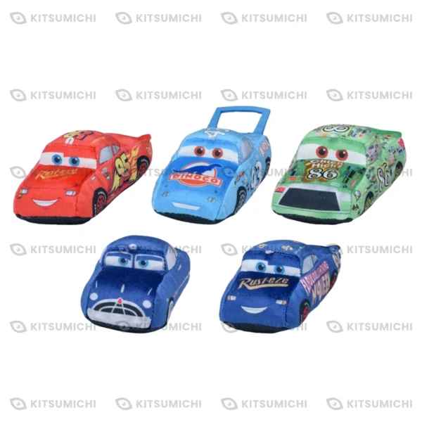 Cars – Llaveros de Peluche con Tela Brillante