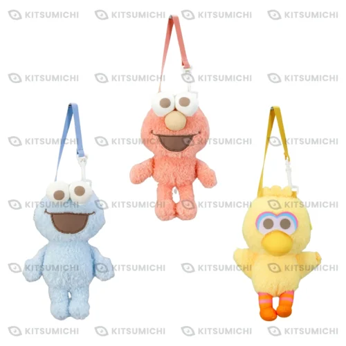 Sesame Street – Estuches de Peluche con Enganche ~Colores Pastel~