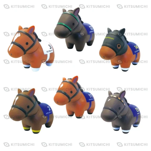 Thoroughbred Collection – Figuras de Vinilo Suave de Tanino Gimlet, Symboli Kris S, Gentildonna, Kitasan Black, Satono Diamond y Kiseki ~Volumen 5~