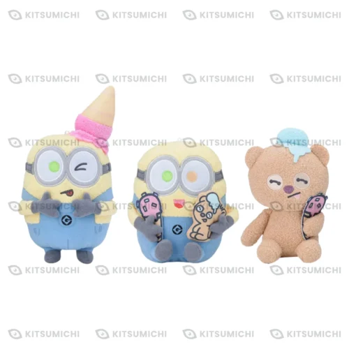 Minions – Llaveros de Peluche de Bob y Tim ~Helado~