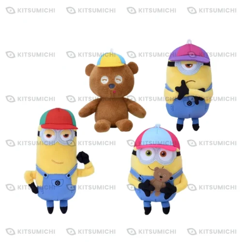 Minions – Llaveros de Peluche ~Gorras de Colores~