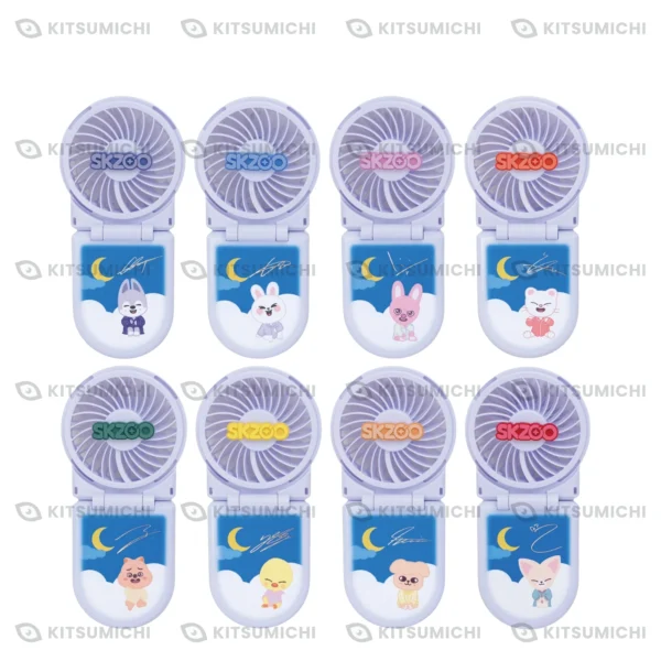 SKZOO – Ventiladores Portátiles 2 en 1 con Cordel ~Exclusivos de GiGO~