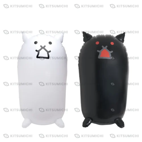 The Battle Cats – Muñecos Inflables Oscilantes de Tank Cat y Black Tank Cat