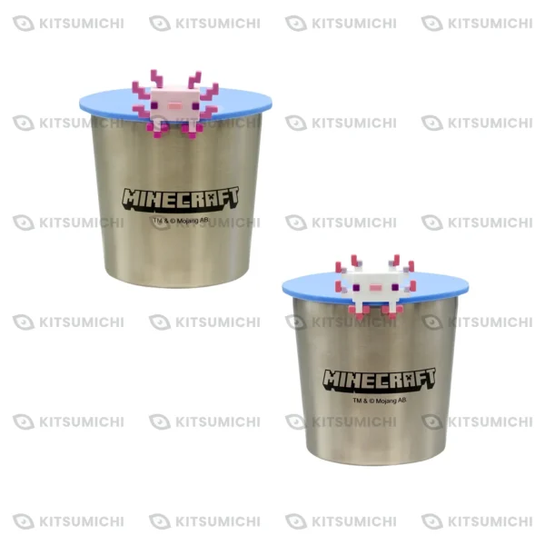 Minecraft – Vasos de Acero Inoxidable con Diseño de Cubeta